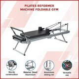 Yoga & Pilates: Pilates Reformer Machine Foldable Gym