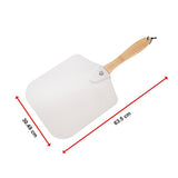 Kitchen Utensils: Metal Pizza Peel with Foldable Wood Handle