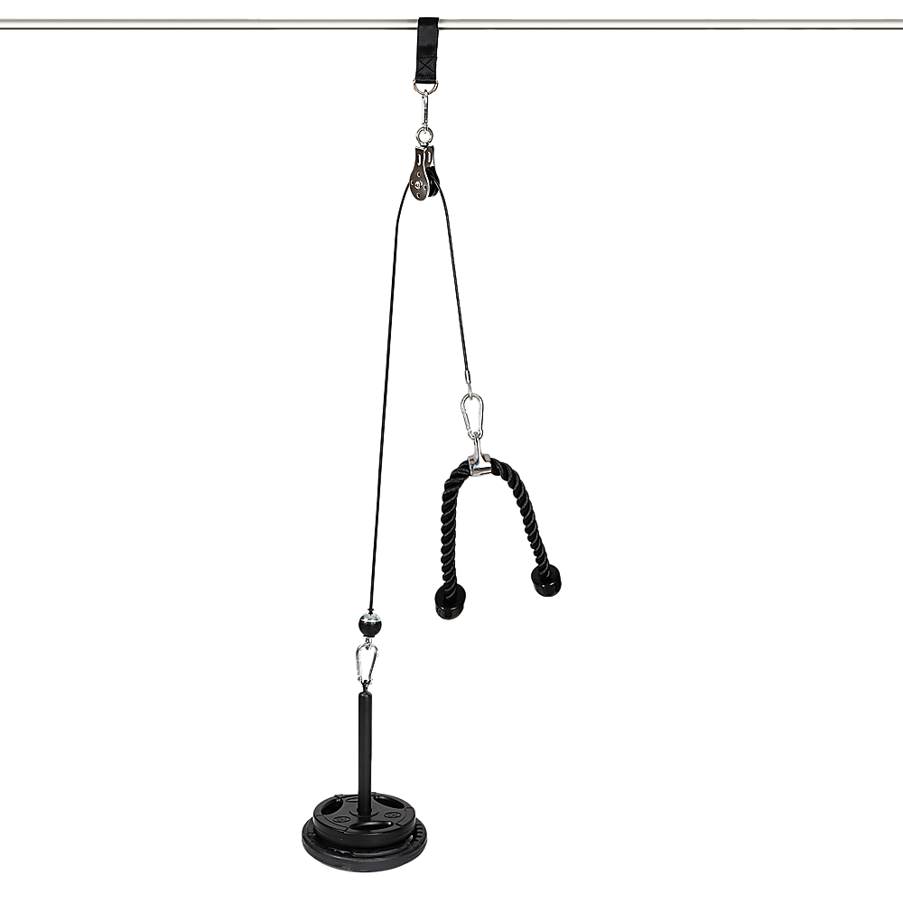 Gym Equipment & Accessories: Fitness Pulley Set Gym Kit Tool Accessories Wire Rope