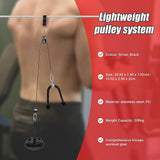 Gym Equipment & Accessories: Fitness Pulley Set Gym Kit Tool Accessories Wire Rope