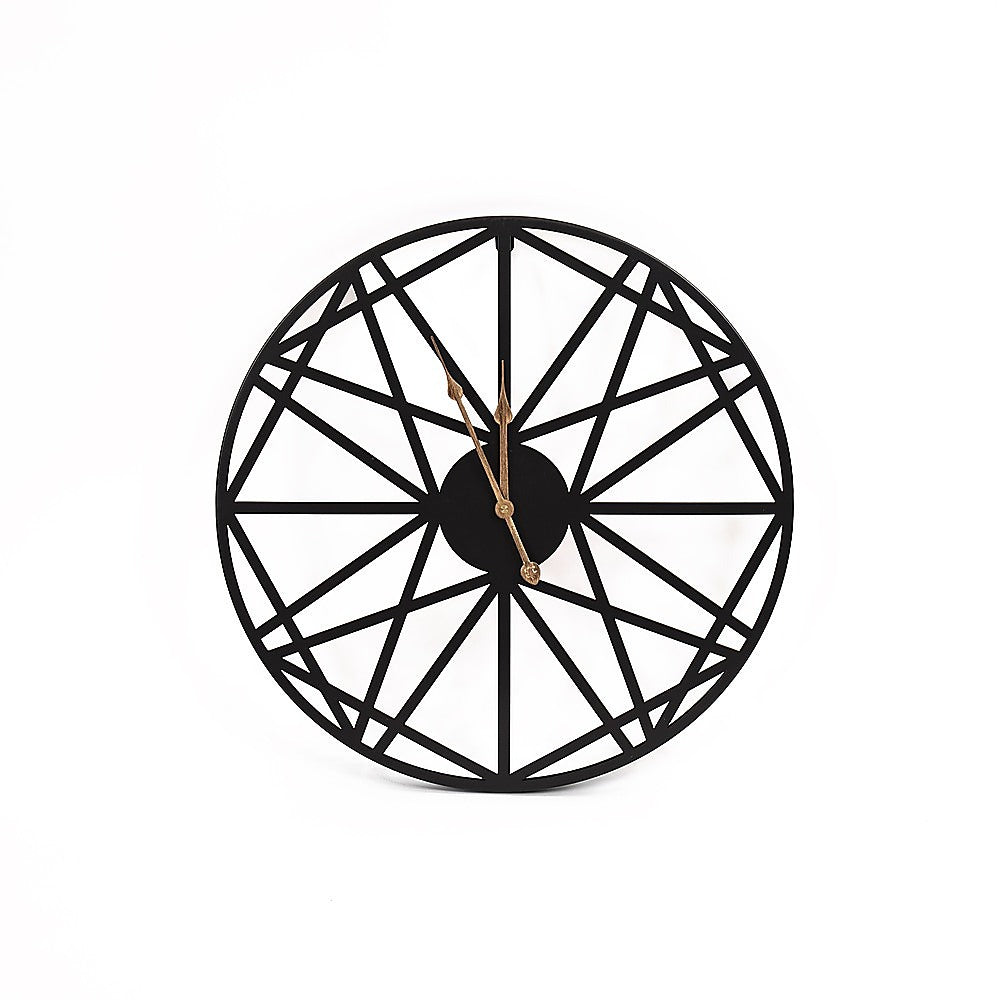 Clocks: Large Metal Outdoor Wall Clock  Weather-Resistant for Garden and Home Decor