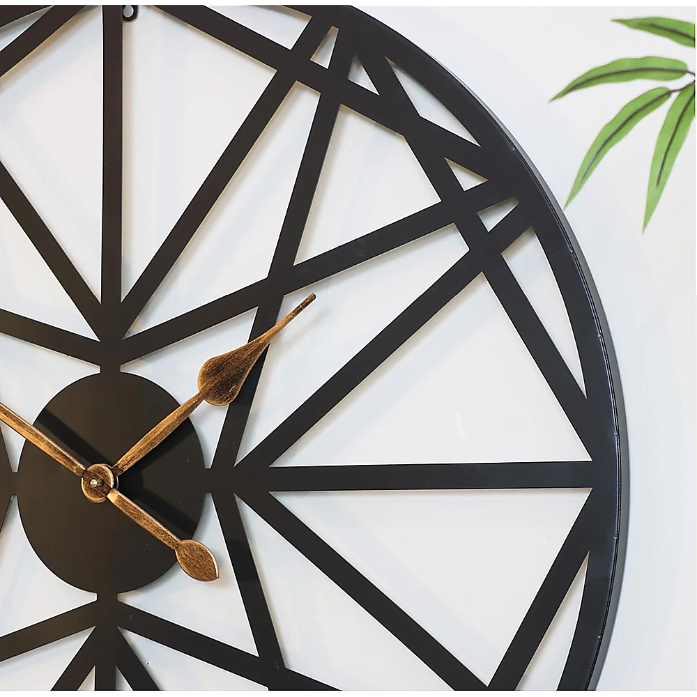 Clocks: Large Metal Outdoor Wall Clock  Weather-Resistant for Garden and Home Decor