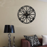 Clocks: Large Metal Outdoor Wall Clock  Weather-Resistant for Garden and Home Decor