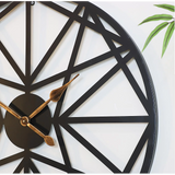 Clocks: Large Metal Outdoor Wall Clock  Weather-Resistant for Garden and Home Decor
