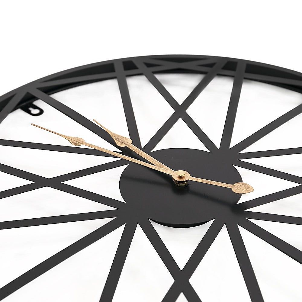 Clocks: Large Metal Outdoor Wall Clock  Weather-Resistant for Garden and Home Decor