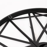 Clocks: Large Metal Outdoor Wall Clock  Weather-Resistant for Garden and Home Decor
