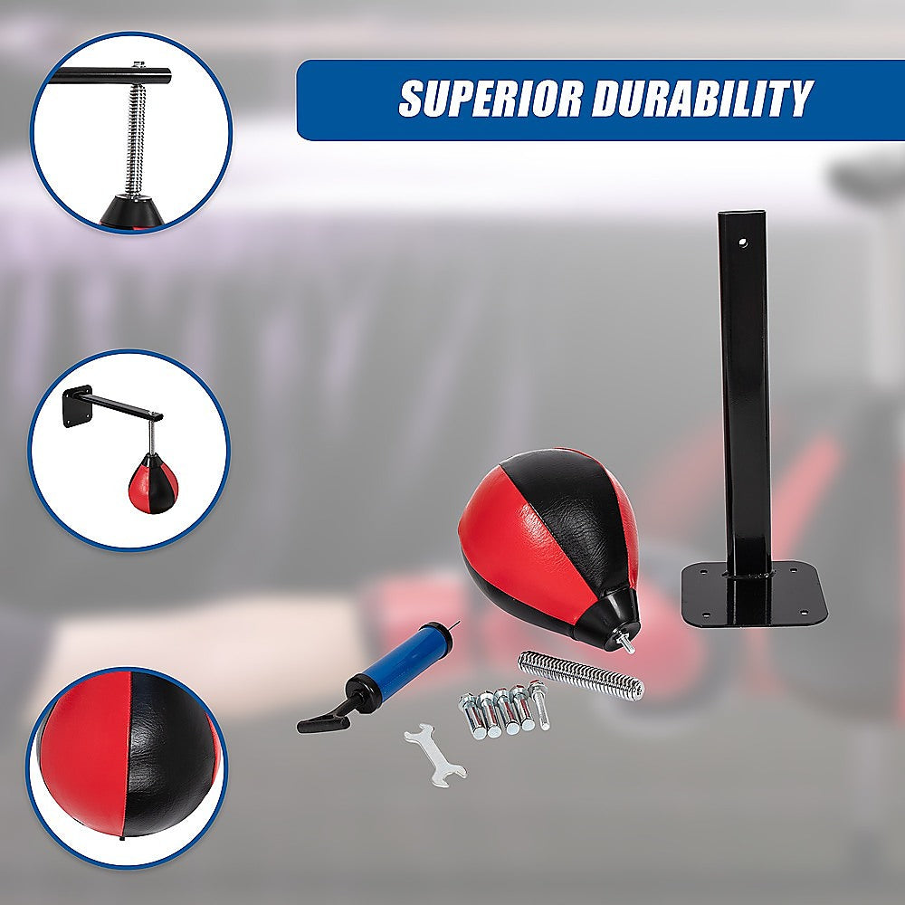 Boxing & Martial Arts: Speed Bag Boxing Punching Bag Wall Mount Reflex Training