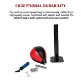 Boxing & Martial Arts: Speed Bag Boxing Punching Bag Wall Mount Reflex Training