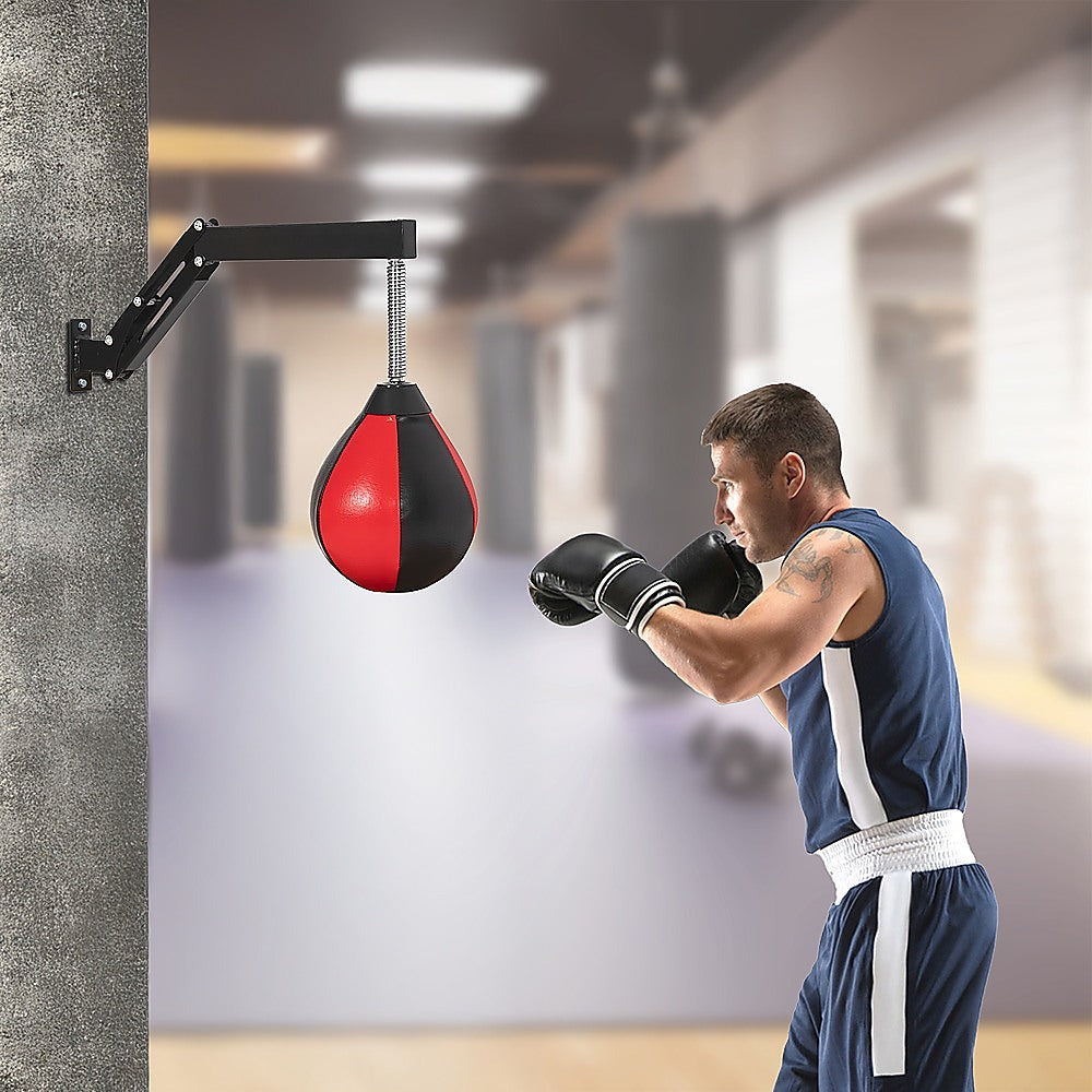 Boxing & Martial Arts: Speed Bag Punching Boxing Bag Wall Mount Reflex Training