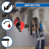 Boxing & Martial Arts: Speed Bag Punching Boxing Bag Wall Mount Reflex Training