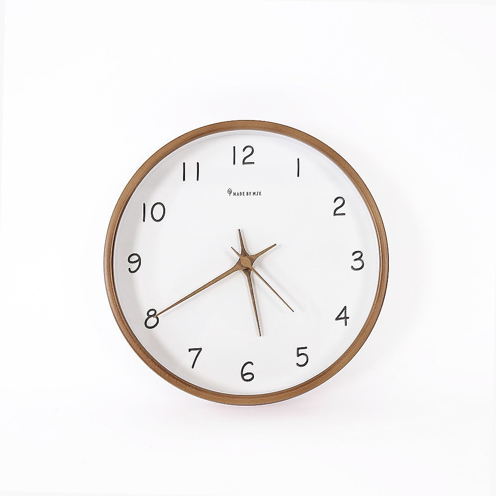 Clocks: 10" Clock Wooden Modern Wall Art