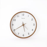 10" Clock Wooden Modern Wall Art