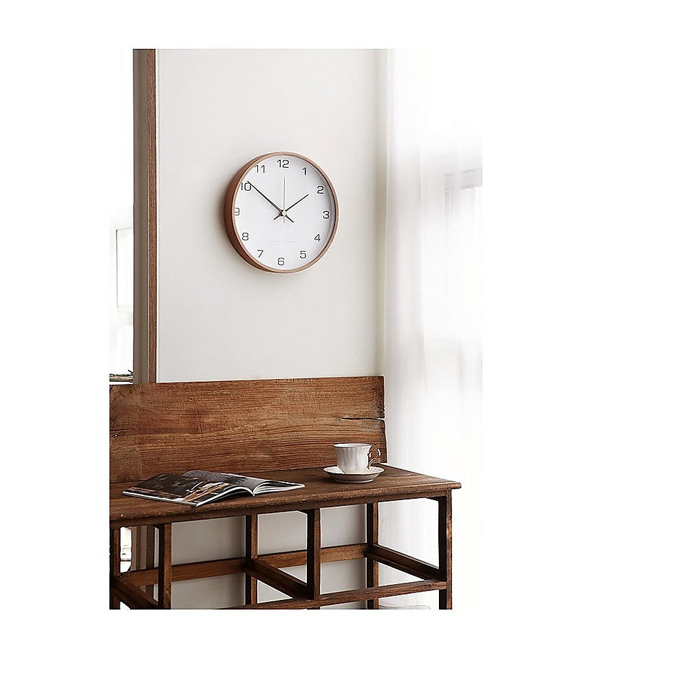 Clocks: 10" Clock Wooden Modern Wall Art