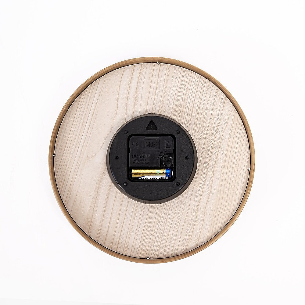 Clocks: 10" Clock Wooden Modern Wall Art