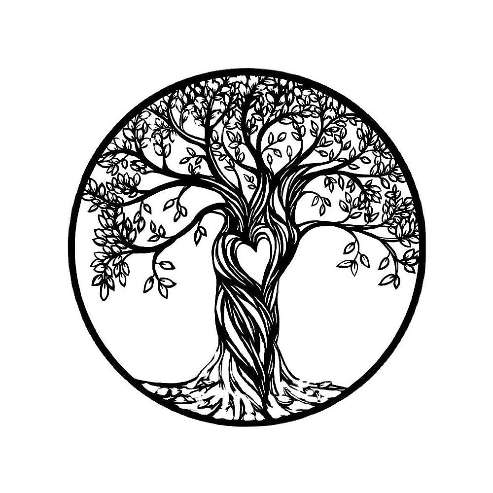Garden Ornaments: Tree Life Wall Decoration Metal Tree Wall Sculpture