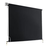 Awnings: Retractable Straight Drop Roll Down Awning Garden Patio Screen 2.1X2.5M