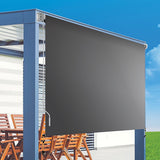 Awnings: Retractable Straight Drop Roll Down Awning Garden Patio Screen 3.0X2.5M