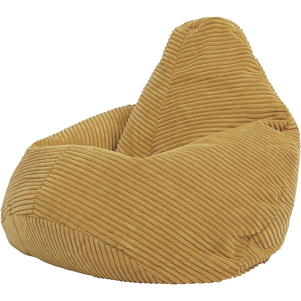 Sofa Accessories: Jumbo Cord Beanbag Chair Cover Unfilled Large Bean Bag - Mustard