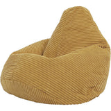 Sofa Accessories: Jumbo Cord Beanbag Chair Cover Unfilled Large Bean Bag - Mustard