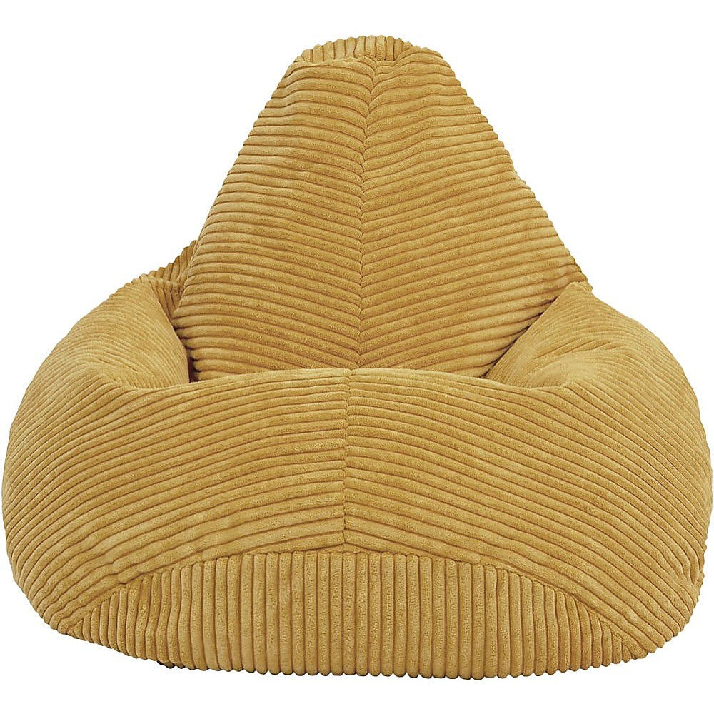 Sofa Accessories: Jumbo Cord Beanbag Chair Cover Unfilled Large Bean Bag - Mustard