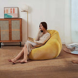 Sofa Accessories: Jumbo Cord Beanbag Chair Cover Unfilled Large Bean Bag - Mustard