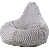 Sofa Accessories: Jumbo Cord Beanbag Chair Cover Unfilled Large Bean Bag - Grey
