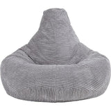 Sofa Accessories: Jumbo Cord Beanbag Chair Cover Unfilled Large Bean Bag - Grey