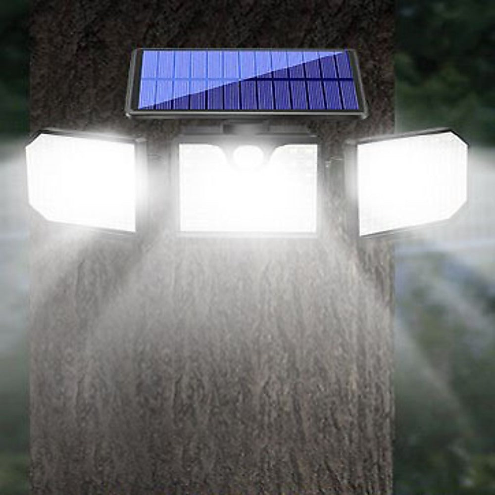 Gardening Accessories: 230 LED Solar Lights Outdoor 260LM Waterproof Motion Sensor Security Wall Lamp