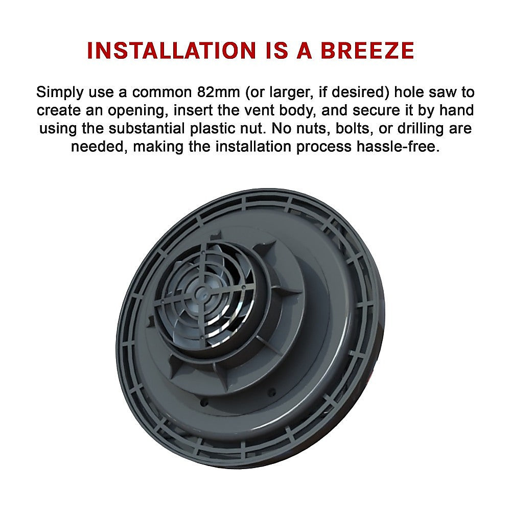 Masonry Tools: Solar Powered Roof Fan Ventilator Loft Vent for Boat RV Greenhouse Shed Caravan