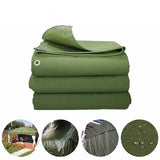 Awnings: 3x4M Army Heavy Duty Waterproof Canvas Tarp Tarpaulin Sun Blocked Dustproof