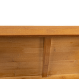 Shoe Storage: Bamboo Shoe Rack Wooden Bench Storage Organiser Cabinet Holder Stool
