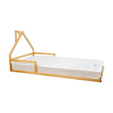 Beds & Bed Frames: Pine Wood Floor Bed House Frame for Kids and Toddlers