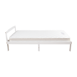 Beds & Bed Frames: Natural Wooden Bed Frame Home Furniture