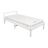 Beds & Bed Frames: Natural Wooden Bed Frame Home Furniture