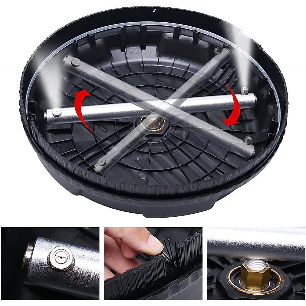 Masonry Tools: 4000 PSI 44CM Pressure Washer Surface Cleaner with 2 Extension Wands