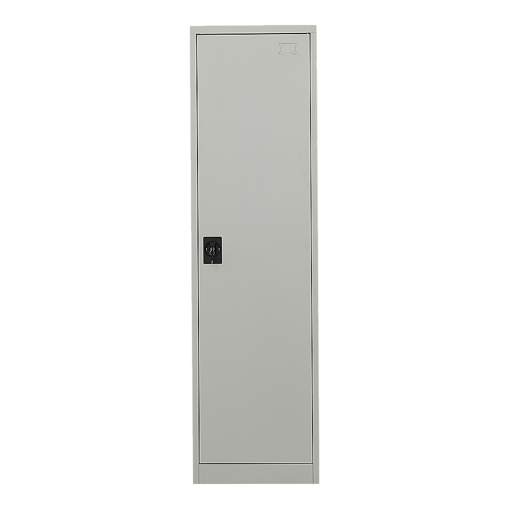 Storage Cabinets: Single-Door Metal Tall Cabinet Shelf Storage for Home Office Gym