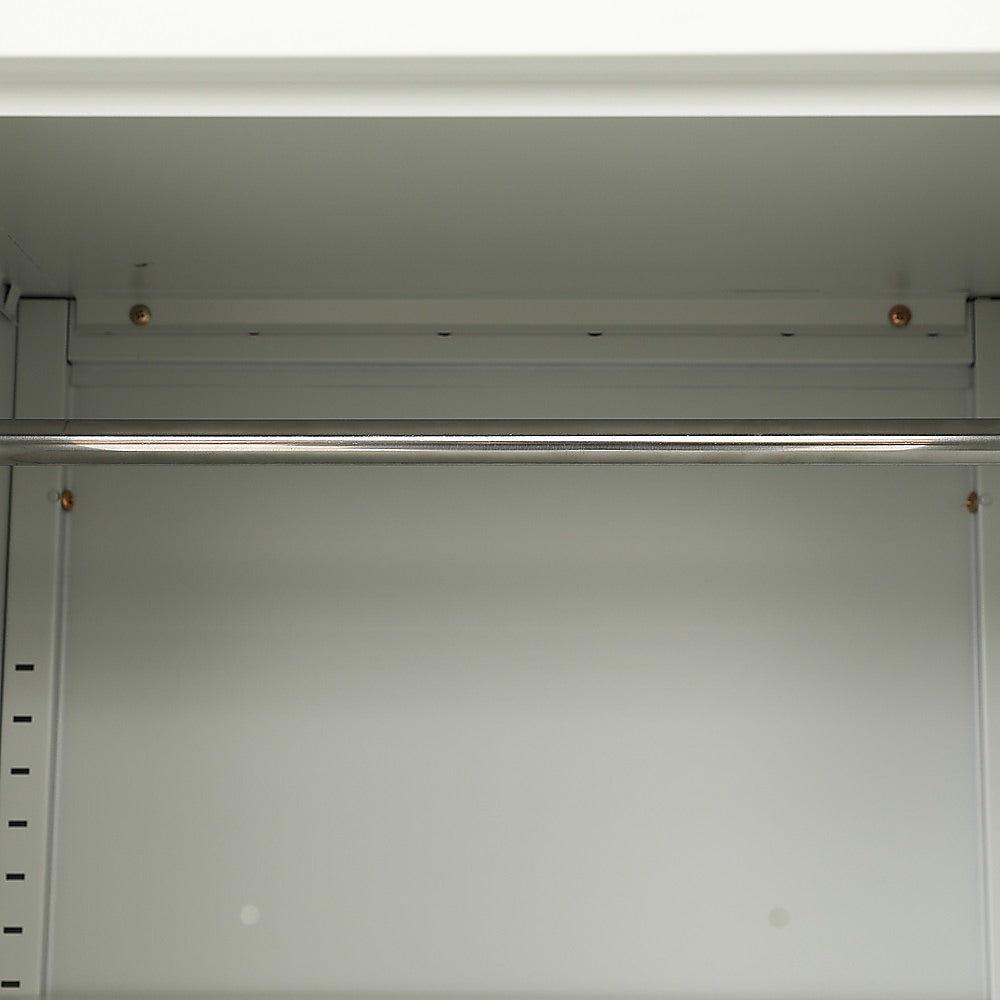 Storage Cabinets: Single-Door Metal Tall Cabinet Shelf Storage for Home Office Gym