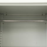 Storage Cabinets: Single-Door Metal Tall Cabinet Shelf Storage for Home Office Gym