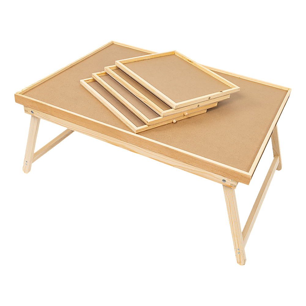 Activity Toys: 1500 Piece Wooden Jigsaw Puzzle Table  67x87cm Puzzle Board with Folding Legs