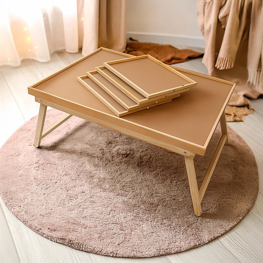 Activity Toys: 1500 Piece Wooden Jigsaw Puzzle Table  67x87cm Puzzle Board with Folding Legs