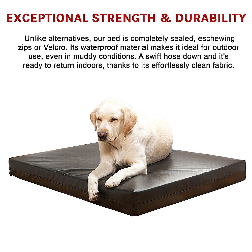 Dog Beds: XL Dog Bed Chew Resistant Heavy Duty Kennel Run Tough Robust Durable