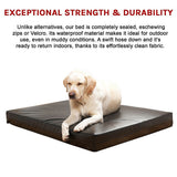 Dog Beds: XL Dog Bed Chew Resistant Heavy Duty Kennel Run Tough Robust Durable