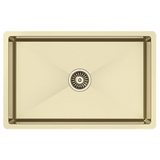 700x450mm Handmade Stainless Steel Undermount / Topmount Kitchen Laundry Sink with Waste