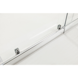 150mm Adjustable (2000x920mm) Single Door Corner Sliding Glass Shower Screen in Chrome