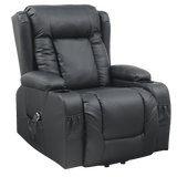 Arm Chairs & Recliners: Lift Heated Leather Recliner Electric Massage Chair with USB port