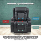 Arm Chairs & Recliners: Lift Heated Leather Recliner Electric Massage Chair with USB port
