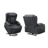 Arm Chairs & Recliners: Lift Heated Leather Recliner Electric Massage Chair with USB port