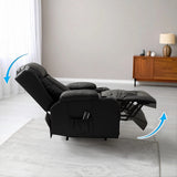 Arm Chairs & Recliners: Lift Heated Leather Recliner Electric Massage Chair with USB port