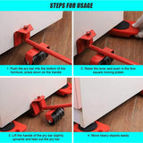 Utility Trolleys: 4 X All-purpose Dolly Plastic Heavy Duty Furniture Mover Slider Set