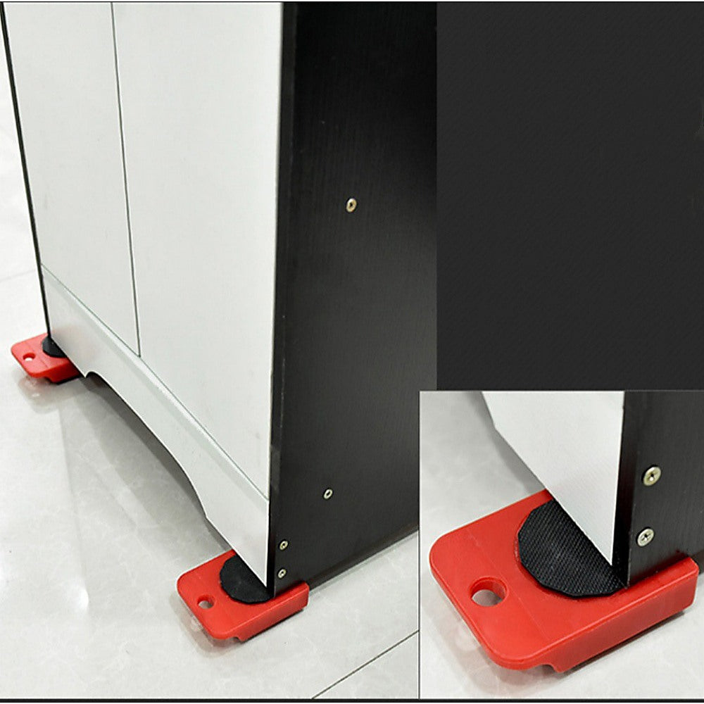 Utility Trolleys: 4 X All-purpose Dolly Plastic Heavy Duty Furniture Mover Slider Set